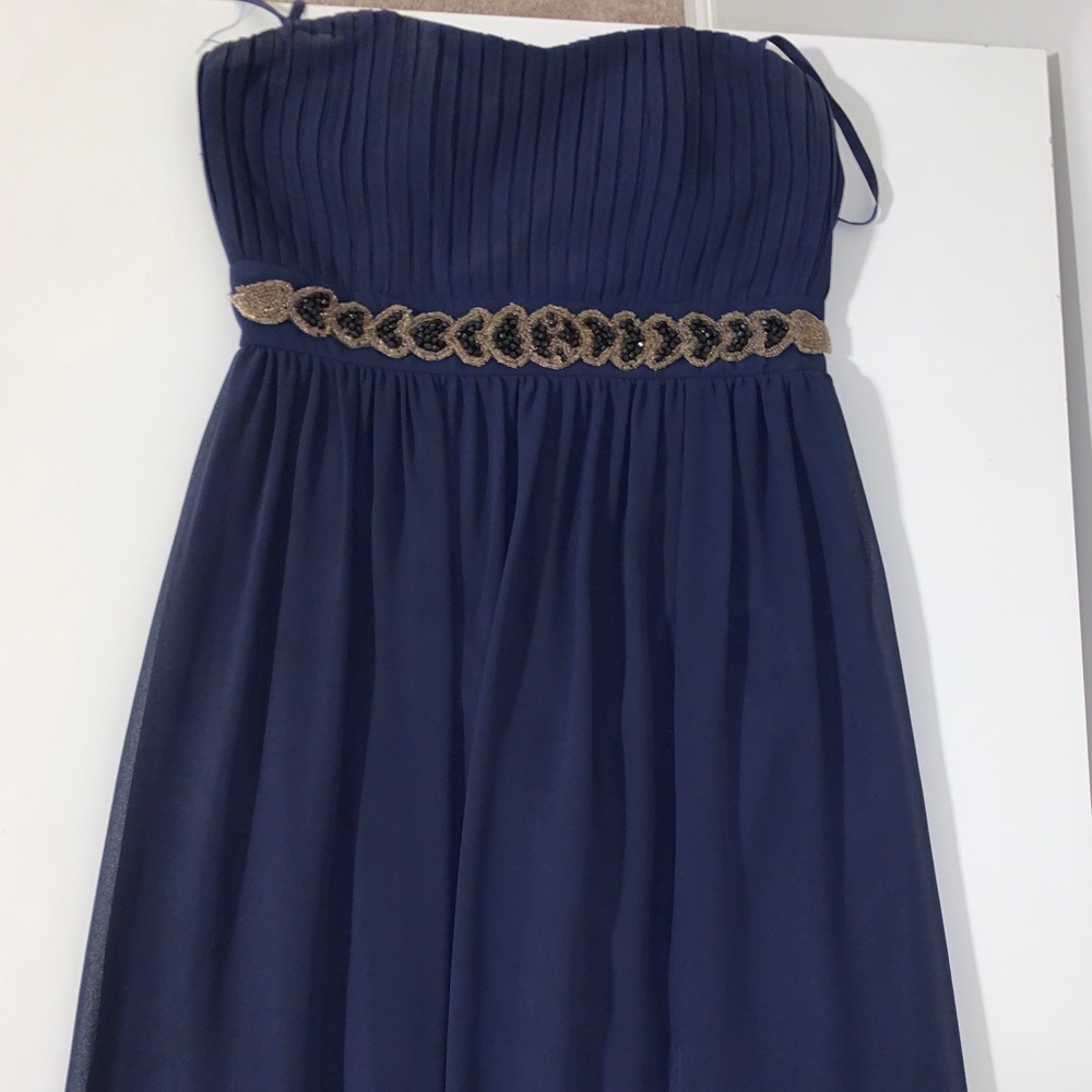 Dark blue formal dress